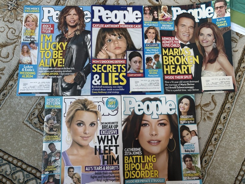 Five People Magazines 2011 Editions 