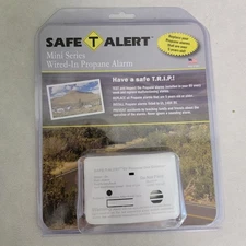 MTI 20-441-P-WT Safe-T-Alert RV Mini Propane Leak Detector Alarm; LP Gas Sniffer