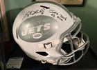 SAM DARNOLD signed Jets inscribed Ice Full Size Helmet BAS Super Bowl champ