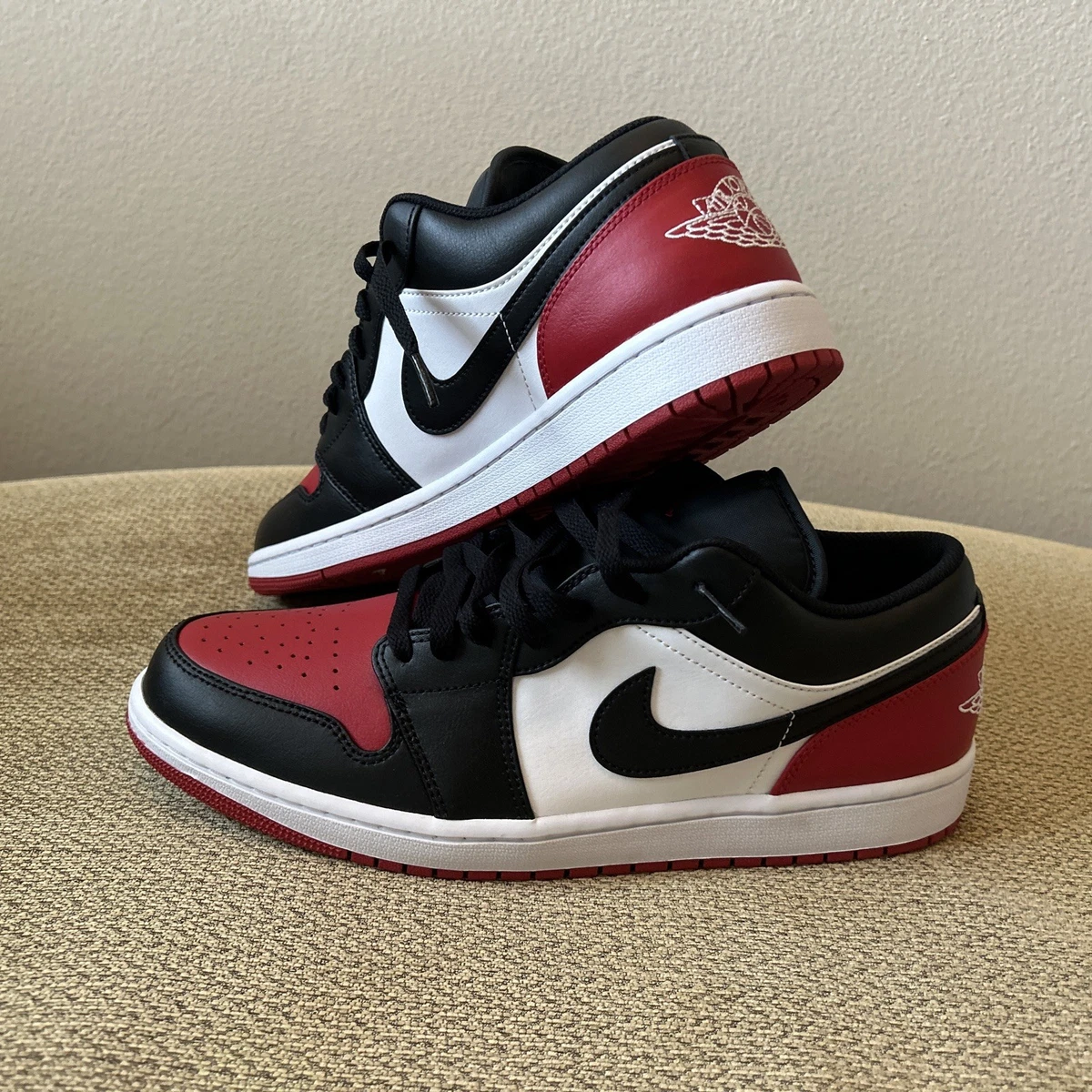Jordan 1 Low Bred Toe 2.0 for Sale | Authenticity Guaranteed | eBay