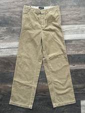 Authentic GAP Brand Youth Boys 16 Husky Khaki Tan Corduroy Pants Y2K 2007