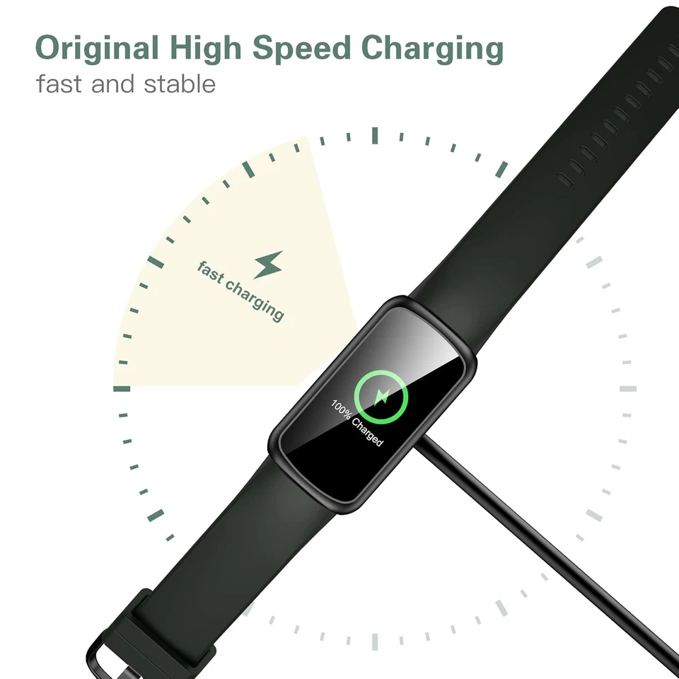 Fitbit Inspire 3 Charger Cable 2 Pack 3.3Ft - Image 4 of 4