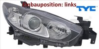 TYC 20-14608-16-2 Hauptscheinwerfer Links Scheinwerfer Frontscheinwerfer