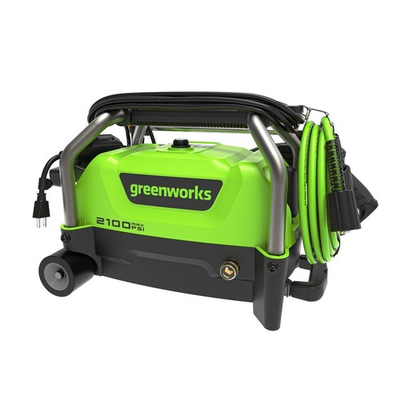 #ad NEW GreenWorks 2100 PSI 1.2 GPM Portable Cold Water Electric Pressure Washer $162.50