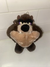Tasmanian Devil Taz Plush 8 Inch 1993 24K Co Mighty Stars Stuffed Animal toy