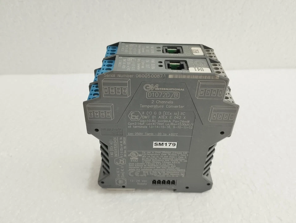 LOT OF 2pc.GM INTERNATIONAL D1072D/B 2 Channels Temperature Converter - Image 4 of 4