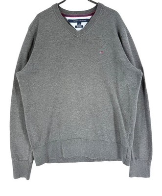 Tommy Hilfiger Herren Pima Baumwolle V-Ausschnitt Pullover Größe M