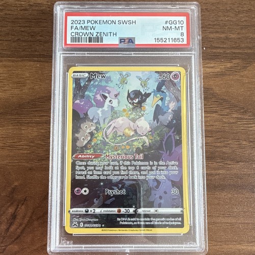 Mew graded PSA 8 for sale on eBay