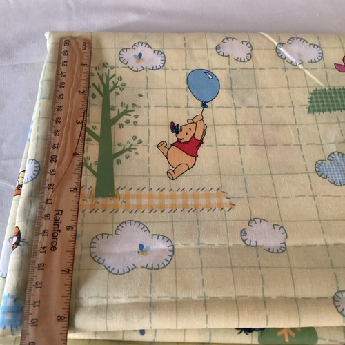 Stitch Plaid Scenic Winnie The Pooh Disney For Springs 2 Yards Cotton - Picture 6 of 6