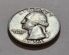 1954 Washington Quarter • 90% Silver • Circulated • X137