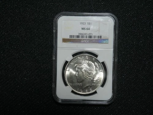 1922 Peace Silver Dollar MS64 NGC