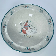 International Tableworks Japan Marmalade Geese Ceramic Serving Vegetable Bowl 9"