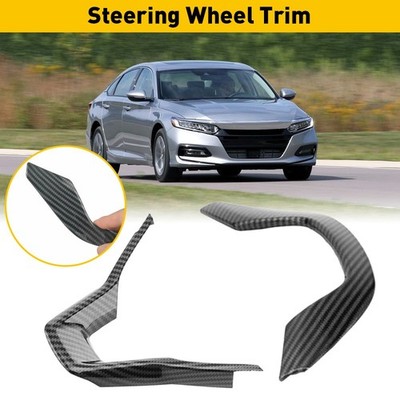 Steering Wheel Cover Trim Accessories Carbon Fiber for 2018-2022 Honda Accord