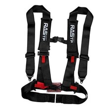 4 Point Safety Harness with 3 Inch Padding  Black