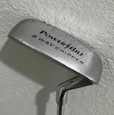 Power Bilt 2 Way Chipper Left / Right Handed Steel Shaft Used Condition 35”