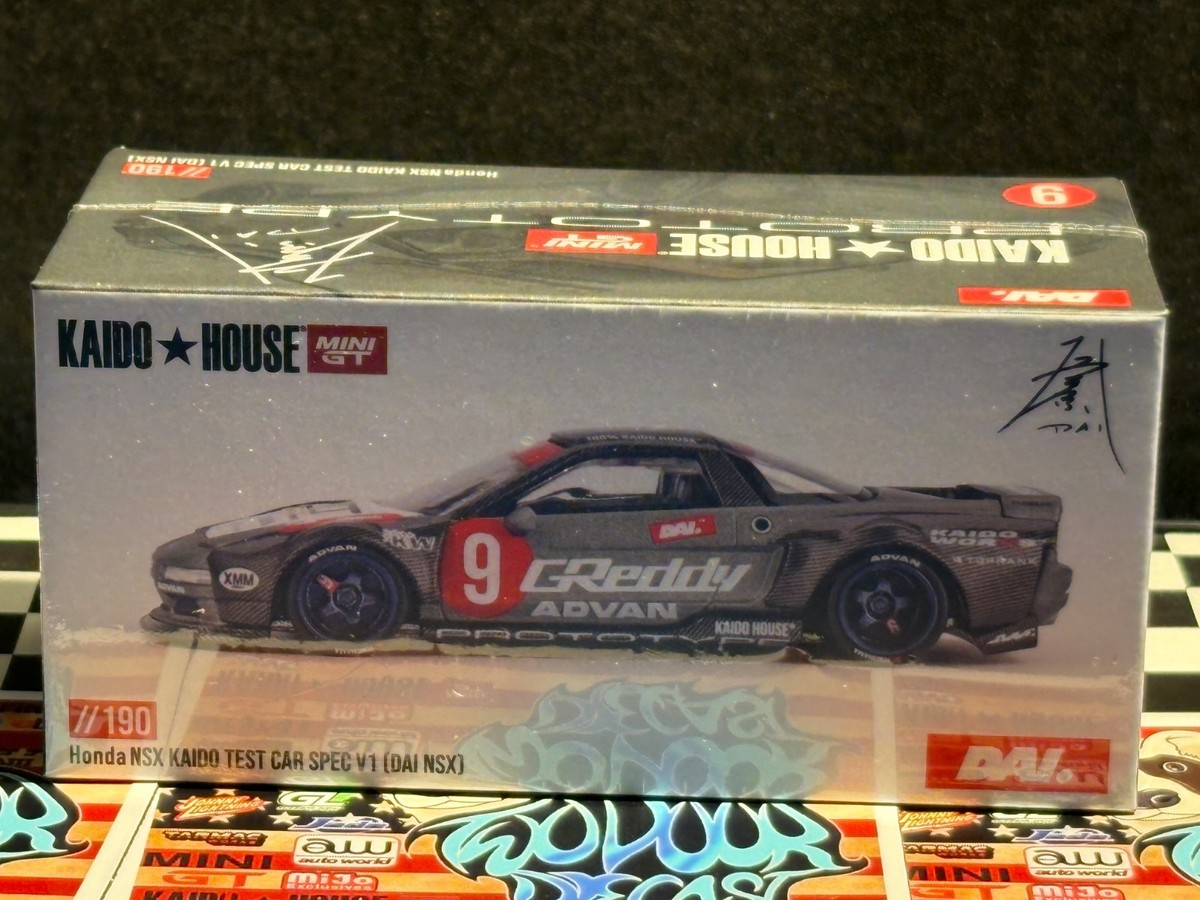 1/64 KAIDO HOUSE MINI GT #190 HONDA NSX KAIDO TEST CAR SPEC V1
