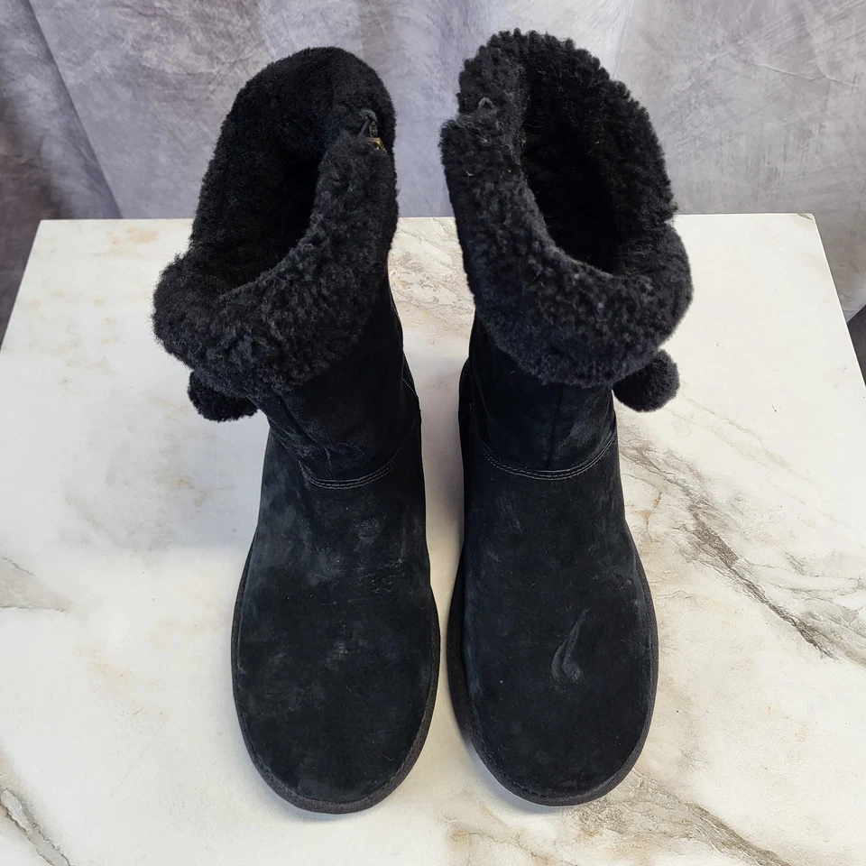 Botas Ugg Plumdale Puff Gamuza Piel de Oveja Para Mujer Talla 10 Foto 4 de 4
