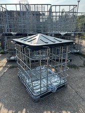IBC Abdeckung Gitterbox 1000lHolzbox Lagerbox