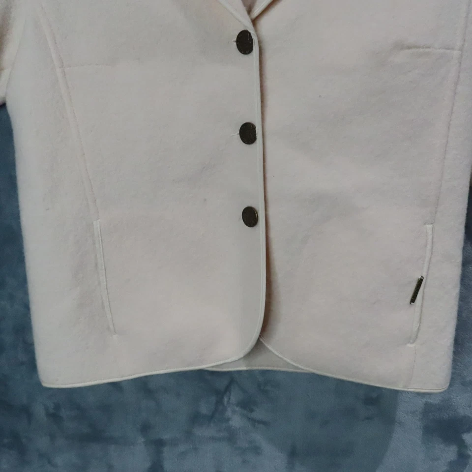 Geiger Jacket Womens 44 Wool Blazer Austria Button Up Classic Pockets Elegant - Image 3 of 4
