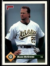 1993 Donruss #479 Mark McGwire Athletics Baseball Card 2801K