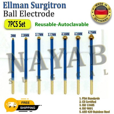 Ellman Surgitron Ball Electrodes Reusable Autoclavable RF Surgical Tip