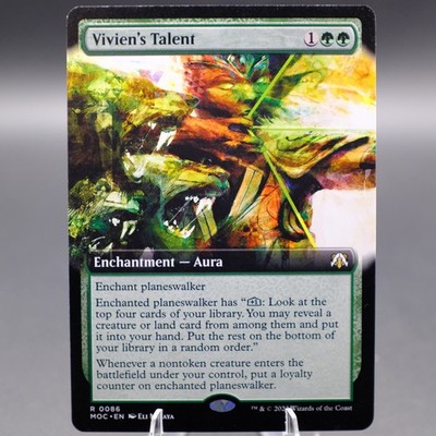 Vivien's Talent (Extended Art) Normal 86 MOC Commander: March of the Machine NM