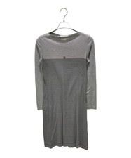 CHANEL 97C/P08 Striped Dress/ White x Black/ Size: 40