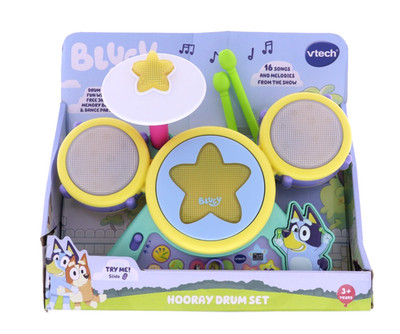 Vtech Bluey Hooray Drum Set