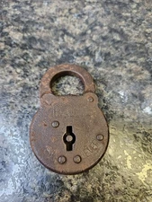 Antique Eagle Six Lever Padlock NO KEY (Lot 118)