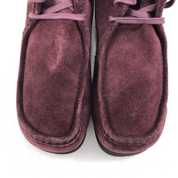 Clarks Stinson Hi Desert Chukka Boots Mens Size 11M Burgundy  display picture 3