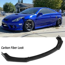 For Toyota Celica 2000-2005 Carbon Fiber Front Bumper Chin Lip Splitter Body Kit