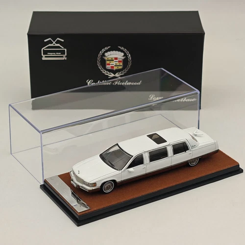 1/64 Cadillac Fleetwood Extended Edition White Alloy Diecast Modellauto - Bild 3 von 9