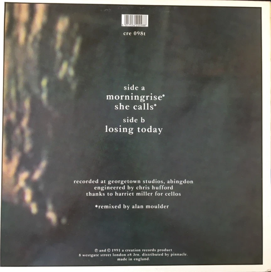SLOWDIVE 'MORNINGRISE' 12'' VINYL CREATION RECORDS CRE098T 1991 UK SHOEGAZE - Image 2 of 4