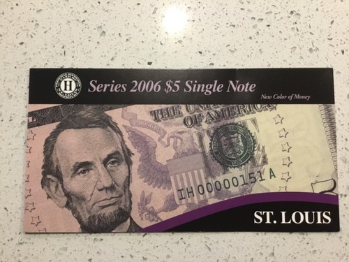 series 2006 $5 single note NEW YORK IB00000750A Six 0s