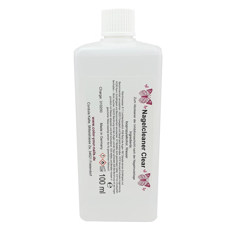 300 rosa Nail Wipes + 500ml + Cleaner Entfetter + Dispender mit Goldrand - Bild 2 von 4