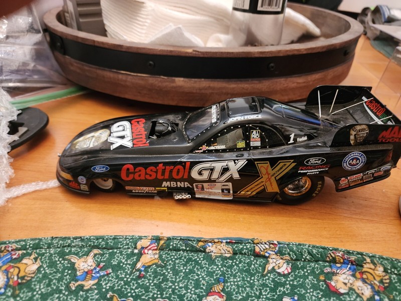 John Force Castrol GTX 10x Champion 2001 Mustang Funny Car 1/24