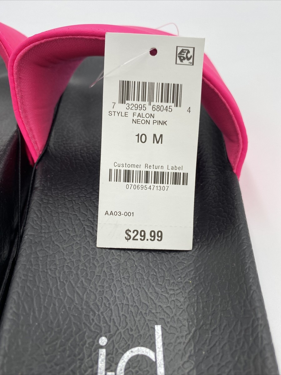 Ideology Men Sandals Neon Slide Falon Comfort Beach Pool  display picture 3