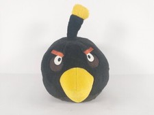 Black Bird Angry Birds Plush Stuffed Anmal 5" Soft Toy Sound Working 2010