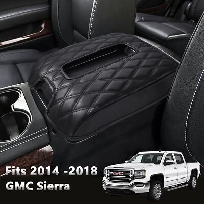 Center Console Lid Armrest Cover Dog Seat Fits GMC Sierra 1500