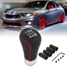 Shift Knob 5 Speed Manual Stick Handle Gear Shifter Pu Leather For Honda Accord Shift Knob 5 Speed Manual Stick Handle Gear Shifter Pu Leather For Honda Accord