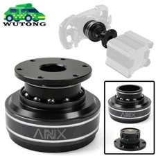 Black 70mm Steering Wheel Quick Release + Wheel Base For Moza/Simagic SIM Racing