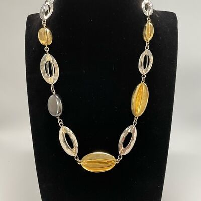 🌸RLM Robert Lee Morris Sterling 925 Necklace Chain with Hematite