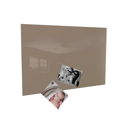 Magnettafel Magnetwand Inkl. 4 Magnete (Cappuccino/beige, 50 X