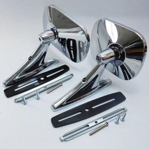 DATSUN Z 240Z 260Z 280Z 510 620 521 LH&RH Chrome Square Fender/Door Side Mirrors