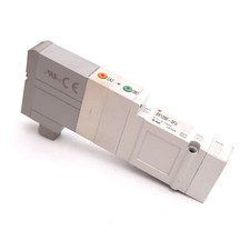 SMC SV1200-5FU Solenoid Valve, Double Solenoid, 2-Position, 0.1-0.7MPa, 24VDC