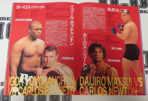 Kazushi Sakuraba Mark Kerr Carlos Newton Mezger+ Signed Pride FC 6 Event Program - Picture 7 of 24