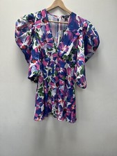 BNWT Boohoo Floral Puff Sleeve Slater Dress Size 10