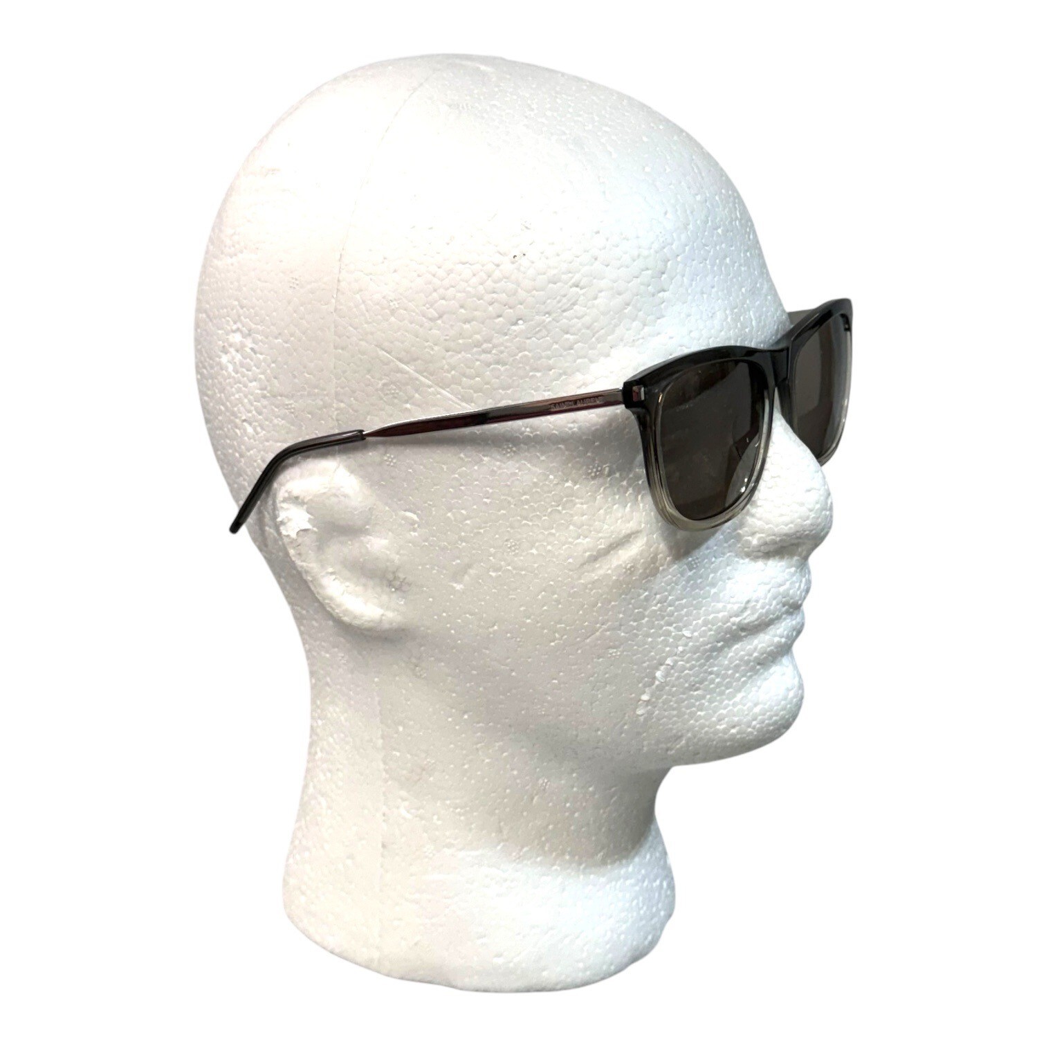 Occhiali da sole Saint Laurent SL 509 004 nero grigio sfumato montatura L 56 18 145 con custodia