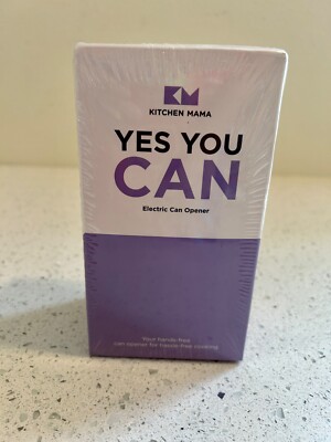 Kitchen Mama YES YOU CAN One Touch Electric Can Opener Auto Shut-Off  SEALED BOX