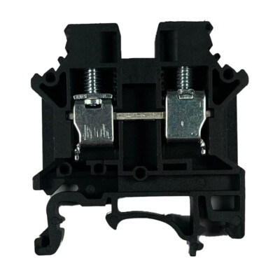 DIN Rail Terminal Blocks 100 Quantity DK6N-BK Black Dinkle 8AWG 50A 600V UL